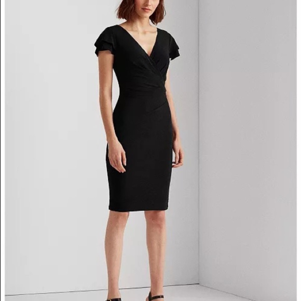 RL Flutter sleeve dress